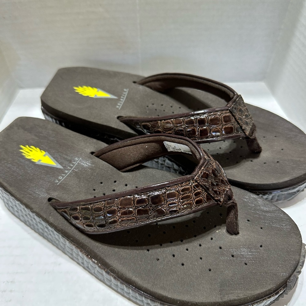 Volatility flip flops size 6 - Picture 2 of 4